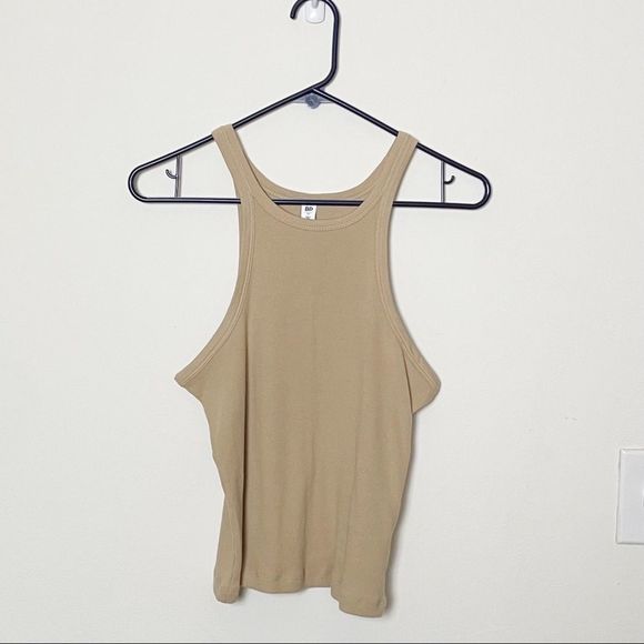 bp Tops - BP. Tan Ribbed Tank Top